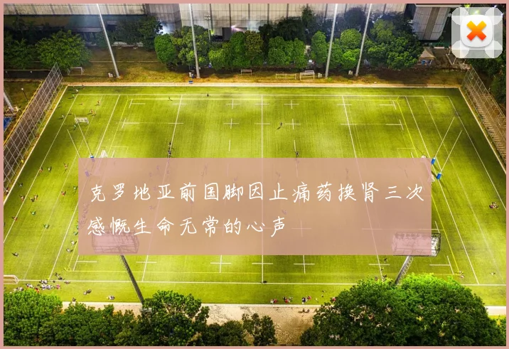 克罗地亚前国脚因止痛药换肾三次感慨生命无常的心声